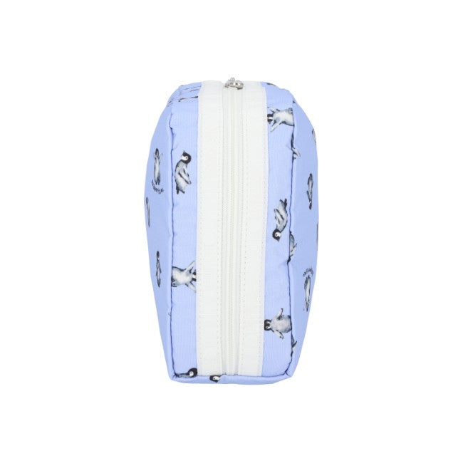 LeSportsac Unisex Pouch Xl Rectangular Cosmetic In Petite Penguins White