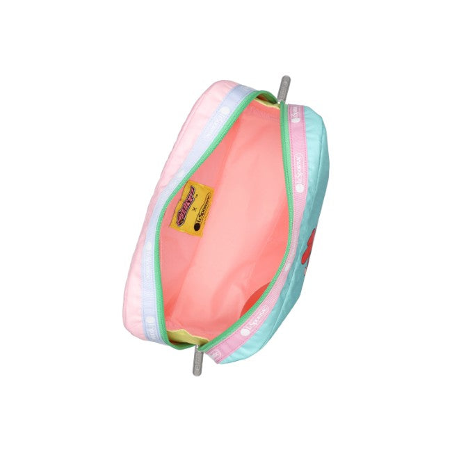 LeSportsac Unisex Pouch Extra Large Rectangular Cosmetic In Ppg Pink/Mint Rect Cosm