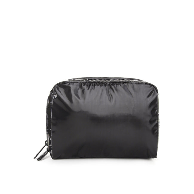 Xl Rectangular Cosmetic In Black Shine