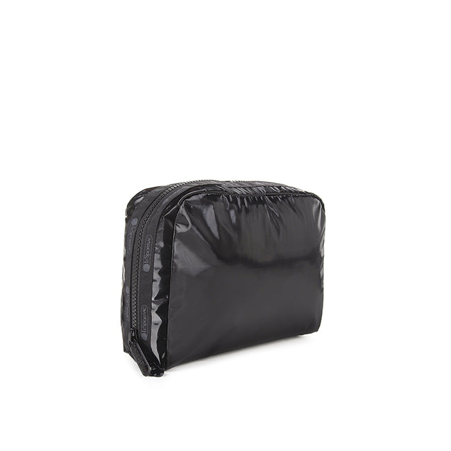 Xl Rectangular Cosmetic In Black Shine