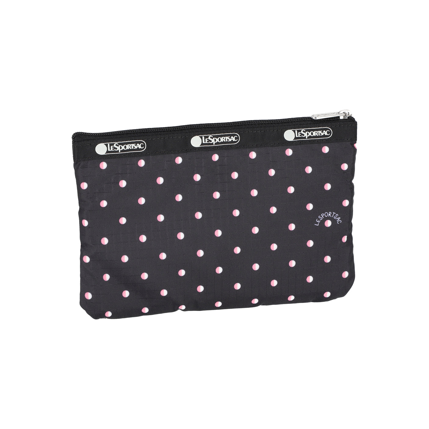 LeSportsac Aksesoris Unisex 3-Zip Cosmetic In Pink Geo Dot