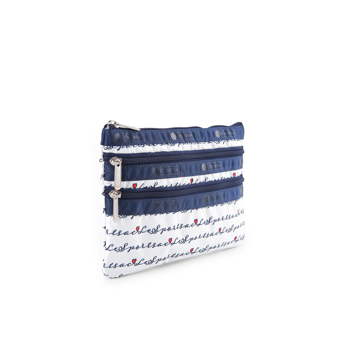 3-Zip Cosmetic In Marine Logo Border