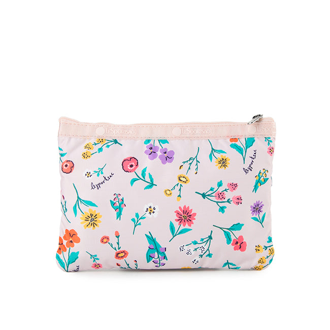 3-Zip Cosmetic In Tossed Wildflowers