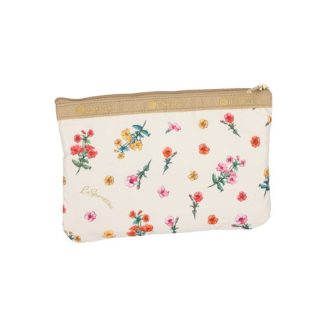 LeSportsac Unisex 3-Zip Cosmetic In Dainty Garden