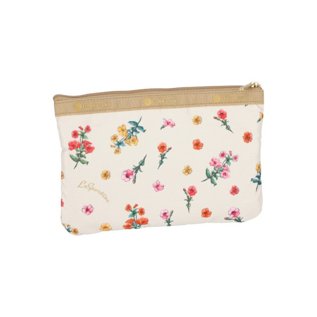 LeSportsac Unisex 3-Zip Cosmetic In Dainty Garden