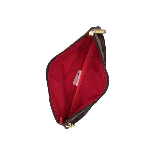 LeSportsac Unisex 3-Zip Cosmetic In Bunny Embroidery