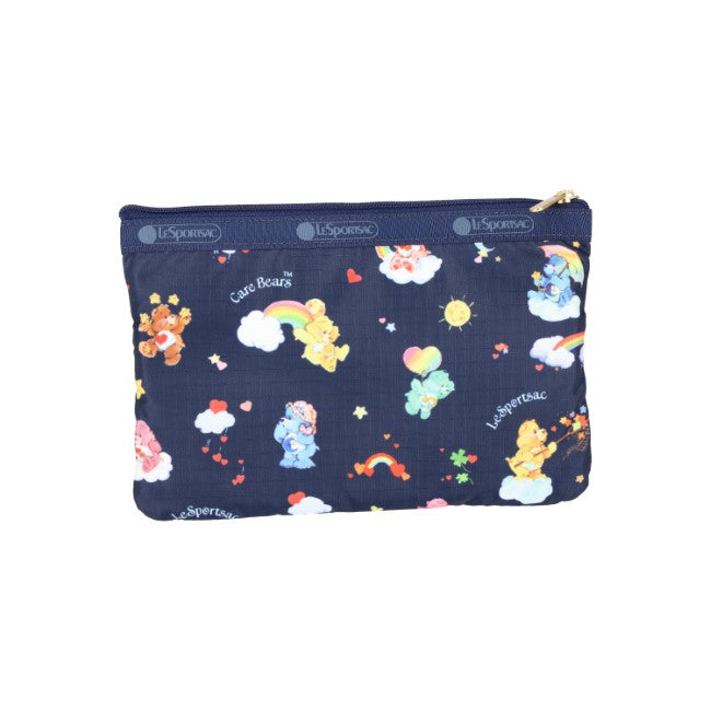 LeSportsac Unisex 3-Zip Cosmetic In Care Bears Dreams Navy