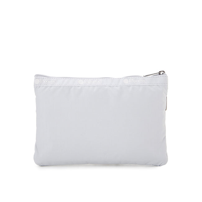 3-Zip Cosmetic In Pearl Gray