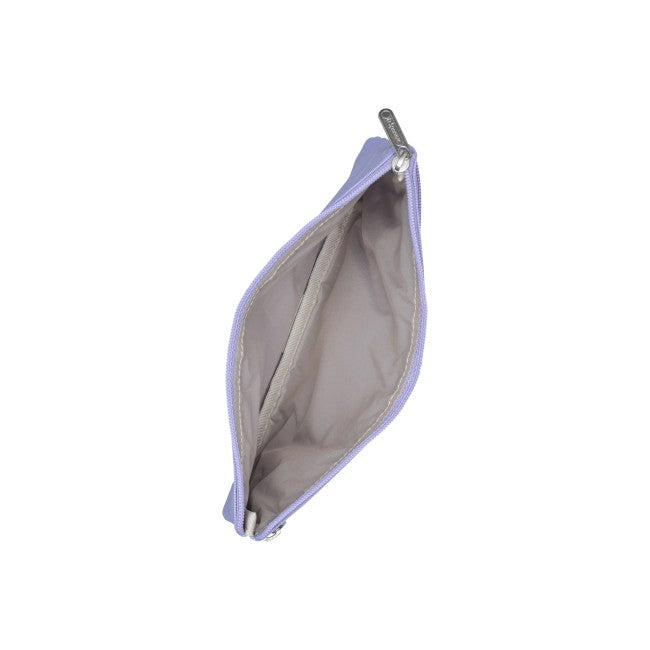 LeSportsac Unisex Pouch 3-Zip Cosmetic In Periwinkle Dream