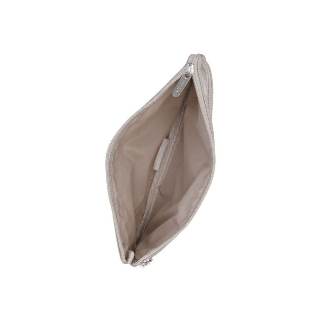 LeSportsac Unisex Pouch 3-Zip Cosmetic In Drift Stone