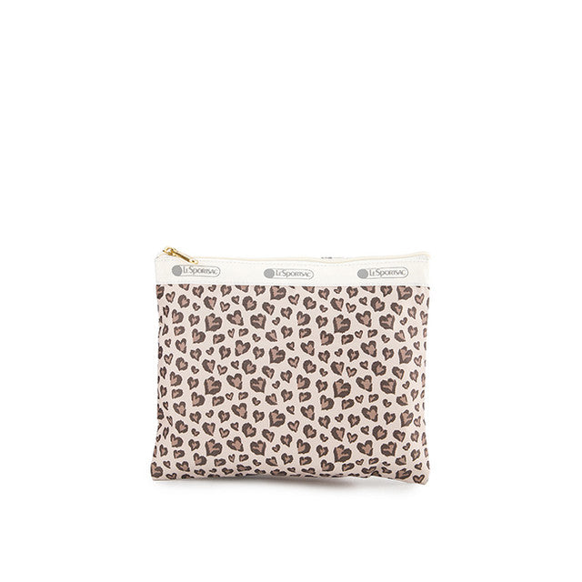 Deluxe Everyday Bag In Latte Heart Leopard