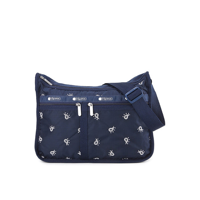 Deluxe Everyday Bag In Navy Bandana Emb
