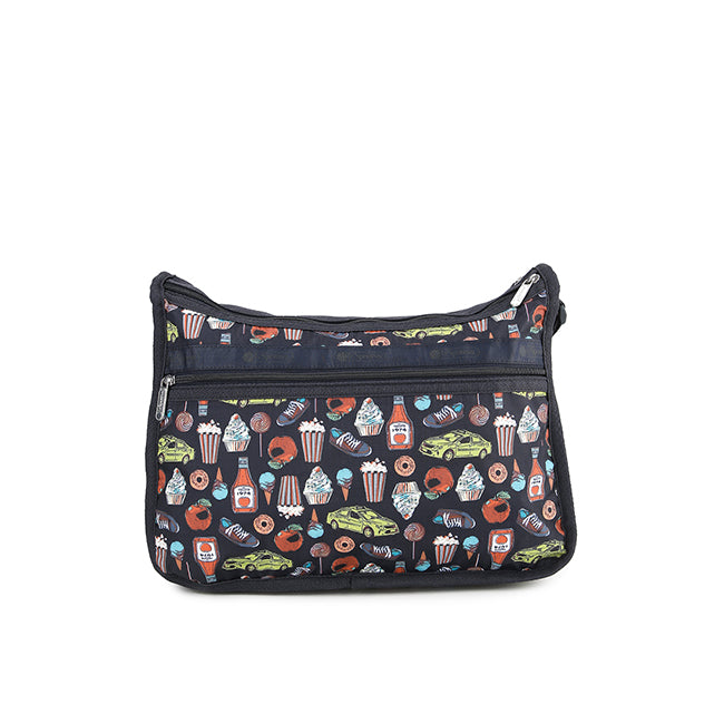 LeSportsac Tas Unisex Sling Bag Deluxe Everyday Bag In New York Icons Navy