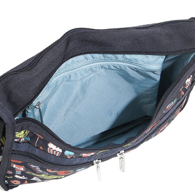 LeSportsac Tas Unisex Sling Bag Deluxe Everyday Bag In New York Icons Navy