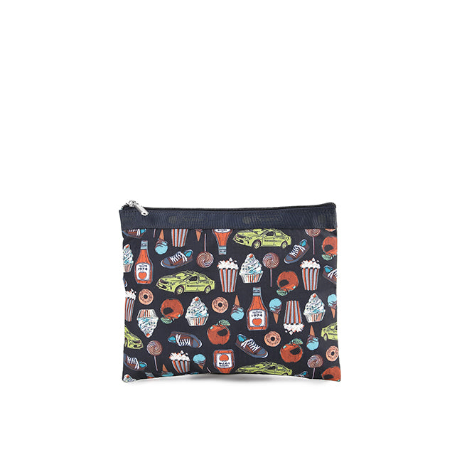 LeSportsac Tas Unisex Sling Bag Deluxe Everyday Bag In New York Icons Navy