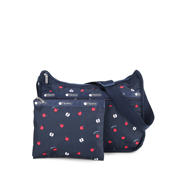 LeSportsac Tas Unisex Sling Bag Deluxe Everyday Bag In Red Delicious Navy