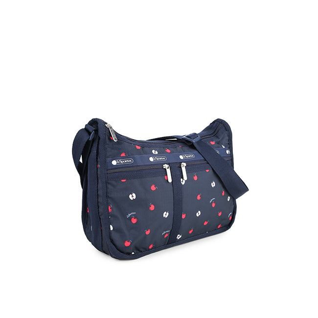 LeSportsac Tas Unisex Sling Bag Deluxe Everyday Bag In Red Delicious Navy