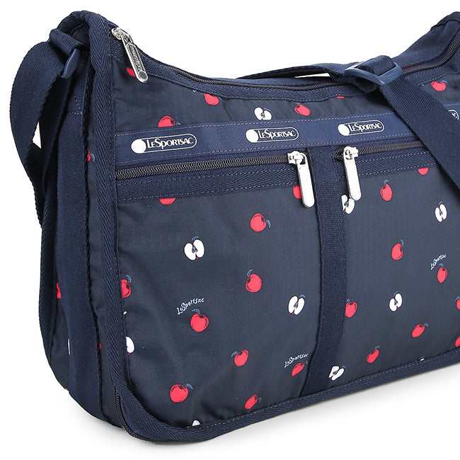 LeSportsac Tas Unisex Sling Bag Deluxe Everyday Bag In Red Delicious Navy