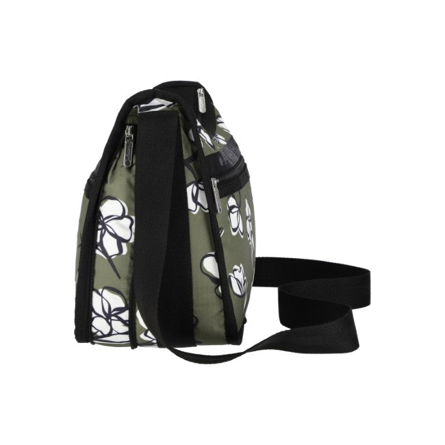 LeSportsac Unisex Deluxe Everyday Bag In Olive Floral Silhouette