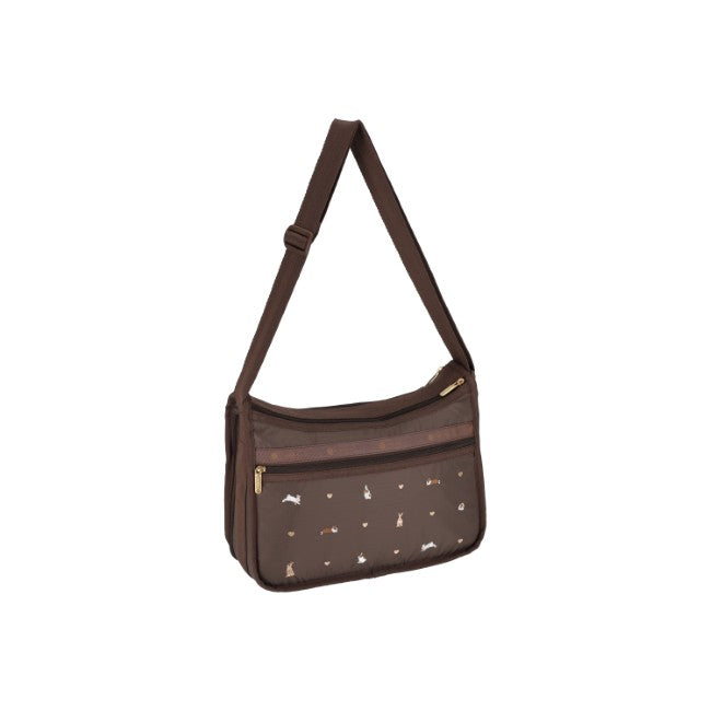 LeSportsac Unisex Deluxe Everyday Bag In Bunny Embroidery