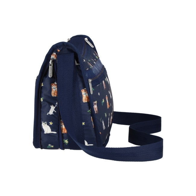 LeSportsac Unisex Deluxe Everyday Bag In Tropical Meow Cat