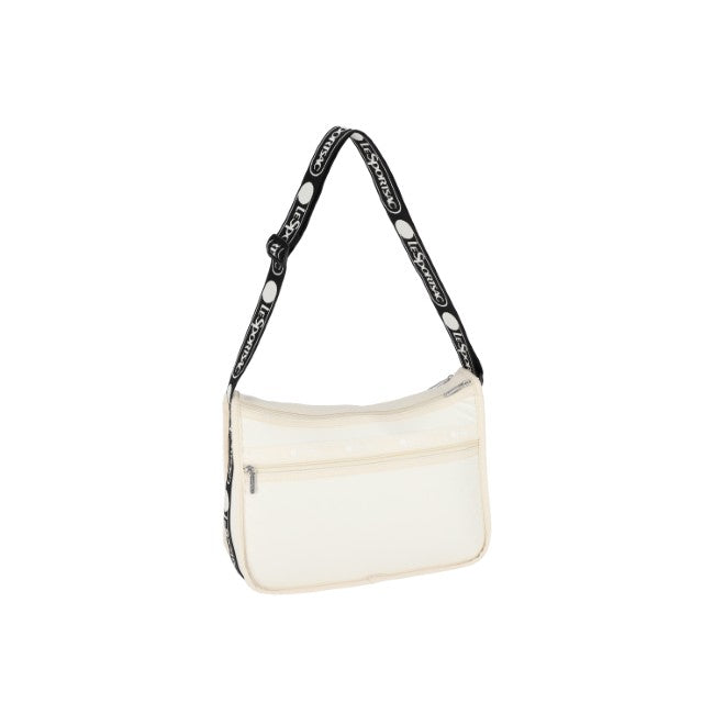 LeSportsac Unisex Deluxe Everyday Bag In Logo Jacquard Meringue