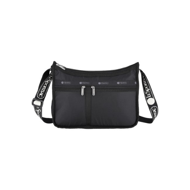 LeSportsac Unisex Deluxe Everyday Bag In Logo Jacquard Black