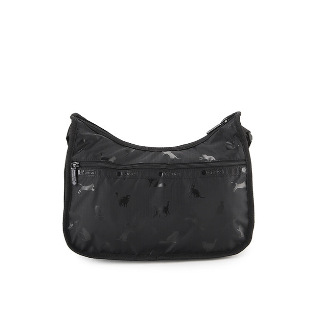 LeSportsac Unisex Classic Hobo In Black Cats