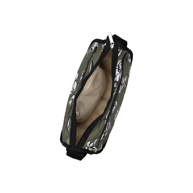 LeSportsac Unisex Classic Hobo In Olive Floral Silhouette