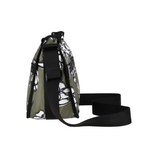 LeSportsac Unisex Classic Hobo In Olive Floral Silhouette