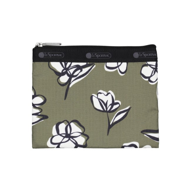 LeSportsac Unisex Classic Hobo In Olive Floral Silhouette