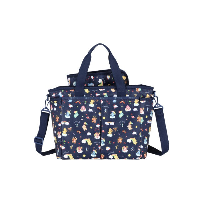 LeSportsac Unisex Sling Bag Ryan Baby Bag In Care Bears Dreams Navy