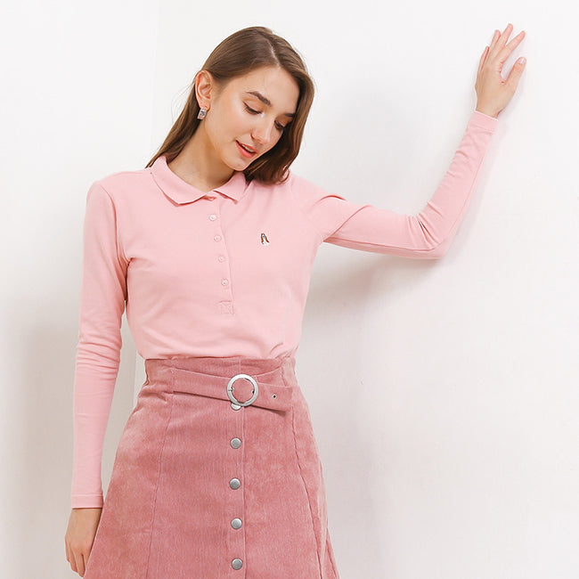 Hush Puppies Pakaian Polo Wanita Almyra In Pink