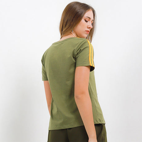 Hush Puppies Pakaian Wanita T Shirt Aissa In Olive
