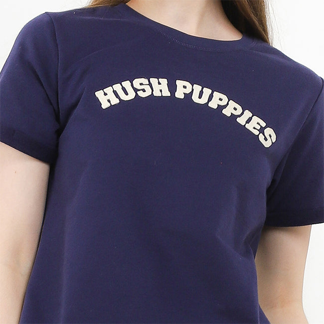 Hush Puppies Pakaian Wanita T Shirt Bsc Glena 2 In Navy