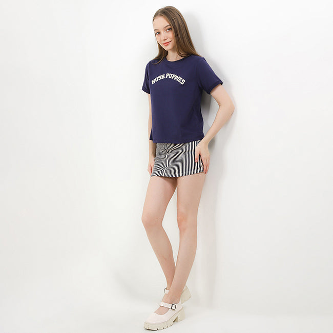 Hush Puppies Pakaian Wanita T Shirt Bsc Glena 2 In Navy