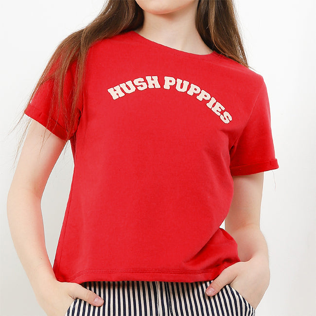 Hush Puppies Pakaian Wanita T Shirt Bsc Glena 2 In Red