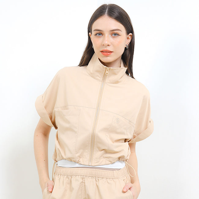 Hush Puppies Pakaian Wanita Blouse Tr Seges Sss In Khaki