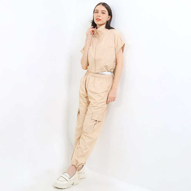 Hush Puppies Pakaian Wanita Blouse Tr Seges Sss In Khaki