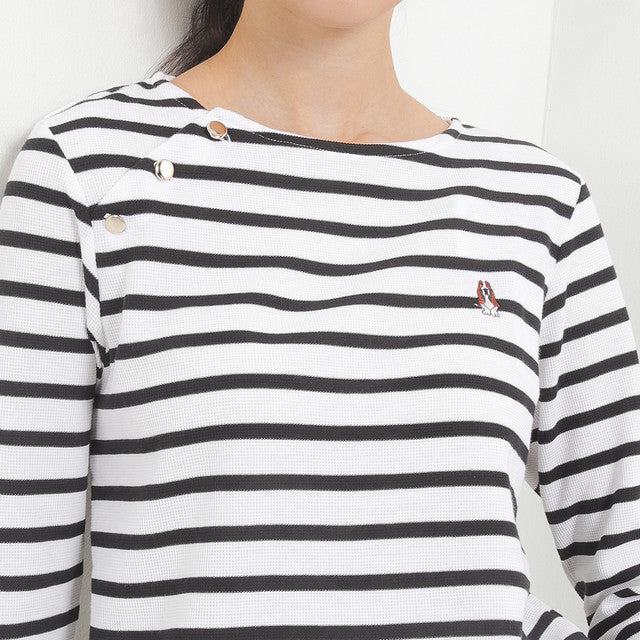 Hush Puppies Pakaian Wanita T Shirt Lilyana Boat In White