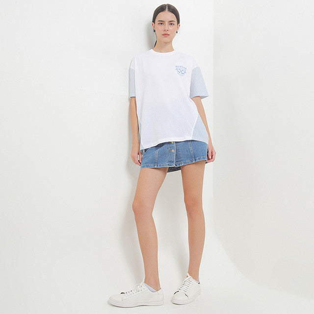 Hush Puppies Pakaian Wanita T Shirt Olesia In White