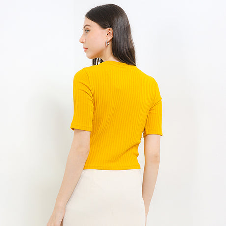 Hush Puppies Pakaian Wanita T Shirt Lovelyn Ts In Yellow