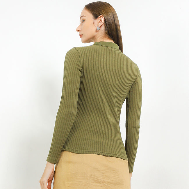 Hush Puppies Pakaian Wanita Lovelyn Polo In Olive