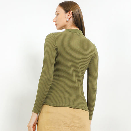 Hush Puppies Pakaian Wanita Lovelyn Polo In Olive