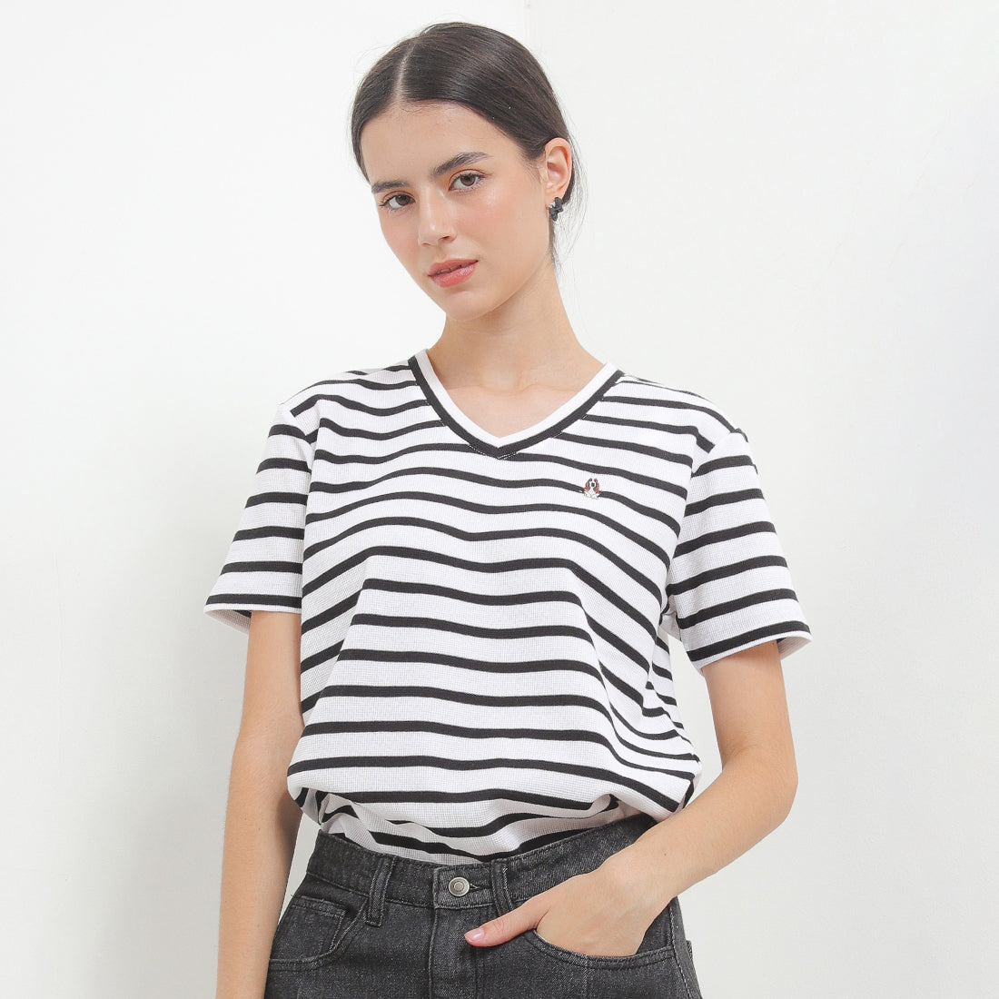 Hush Puppies Pakaian Wanita T Shirt Lilyana V In White