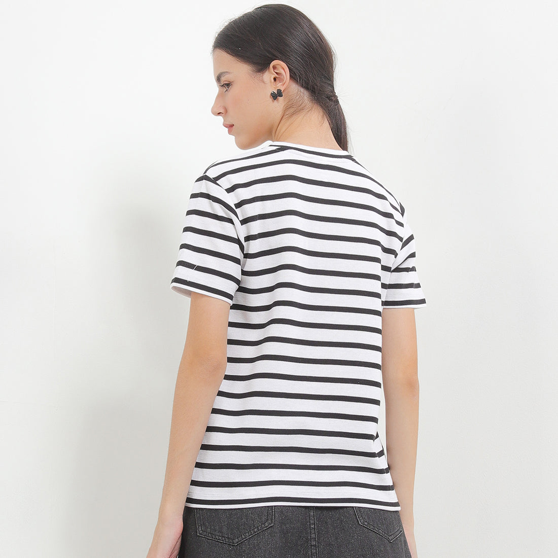 Hush Puppies Pakaian Wanita T Shirt Lilyana V In White