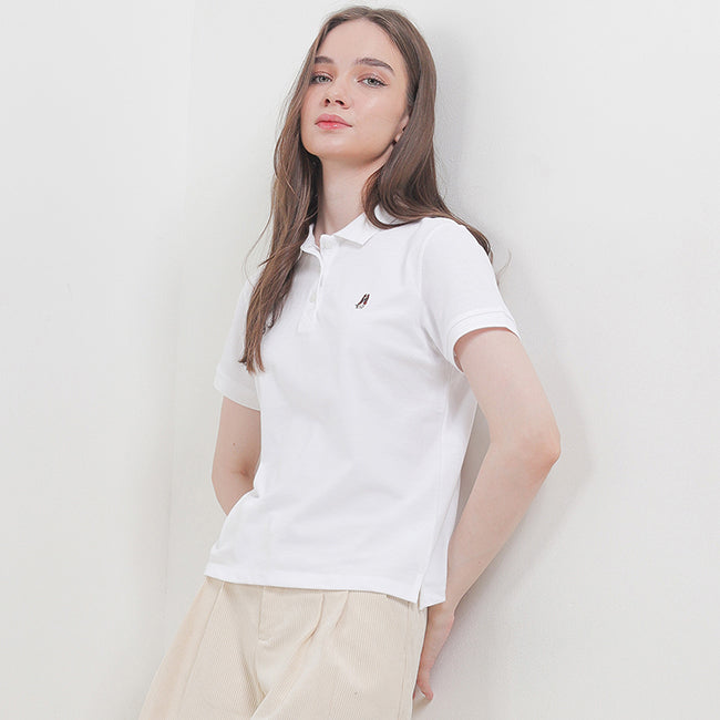 Hush Puppies Pakaian Wanita Farrona Polo In White