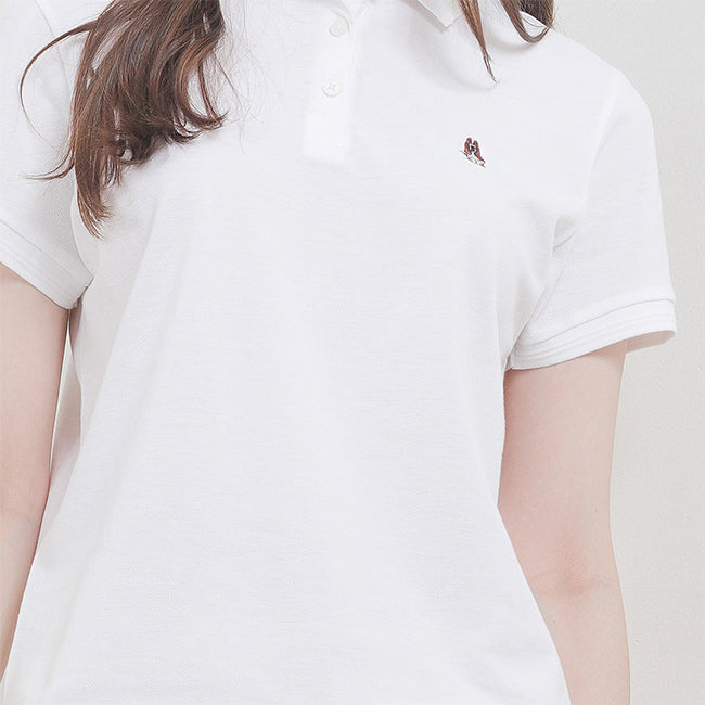 Hush Puppies Pakaian Wanita Farrona Polo In White