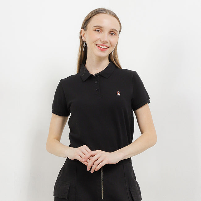 Hush Puppies Pakaian Wanita Ardyne Polo In Black