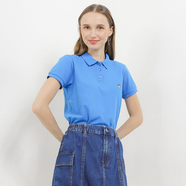 Hush Puppies Pakaian Wanita Ardyne Polo In Blue